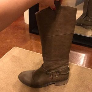 Very Volatile Taupe riding boots
